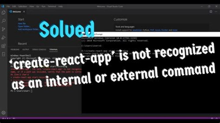 'create-react-app' is not recognized as an internal or external command