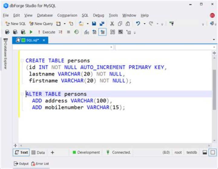 Adding multiple columns AFTER a specific column in MySQL