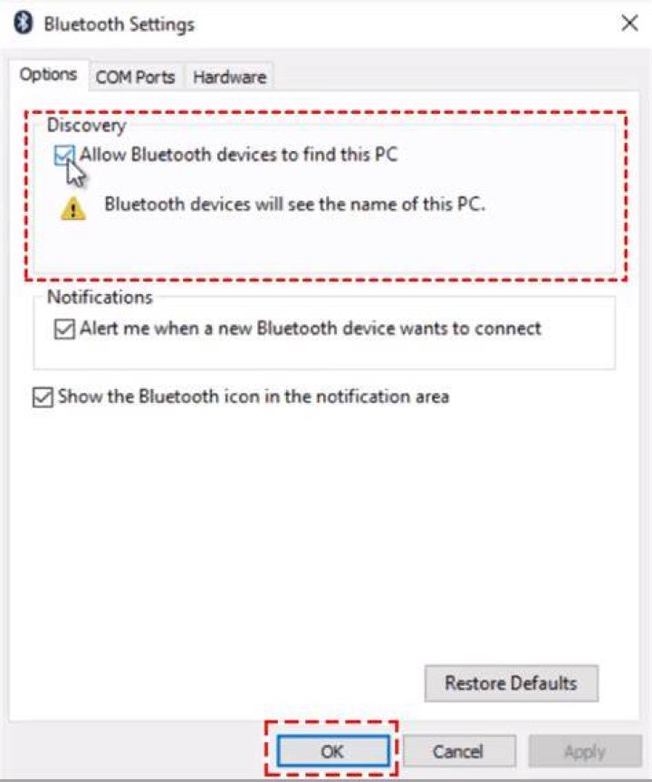 Allow bluetooth devices to wake PC
