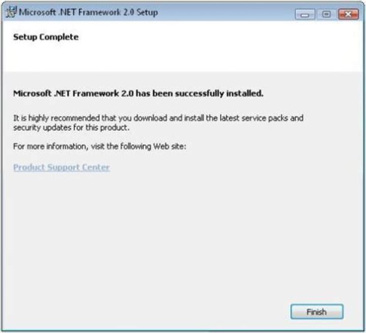 An application tells me I need .NET Framework 2.0.50727?