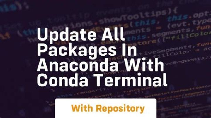 anaconda update all possible packages?