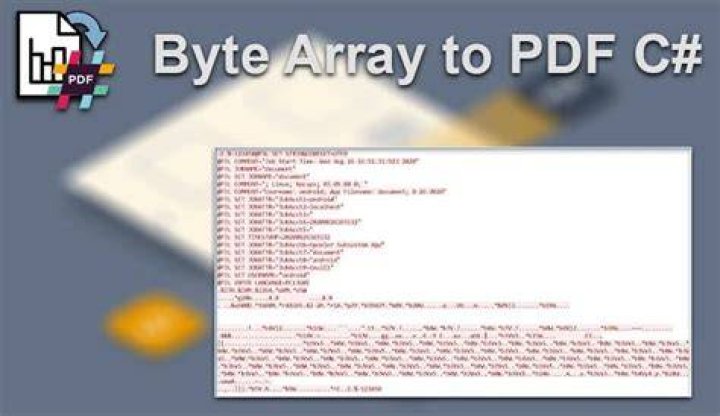 byte array to pdf
