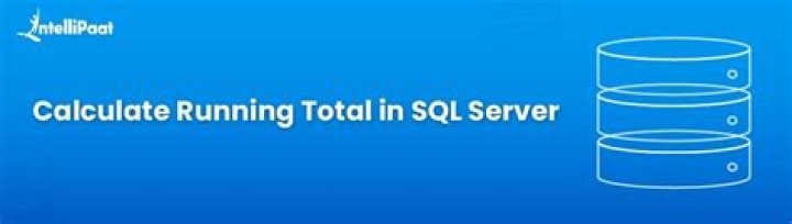 Calculate a Running Total in SQL Server