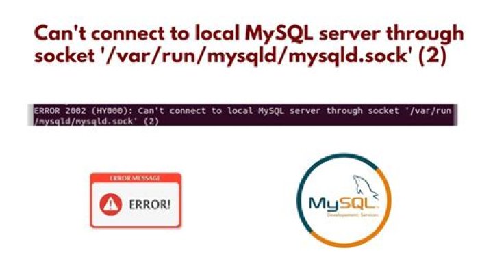 Can't connect to local MySQL server through socket '/tmp/mysql.sock