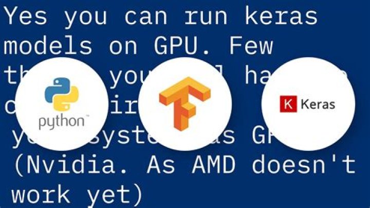 Can I run Keras model on gpu?