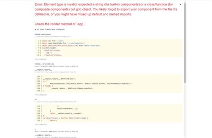 Check the render method of `App`