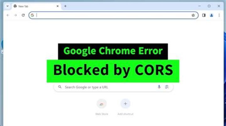 Chrome CORS console error