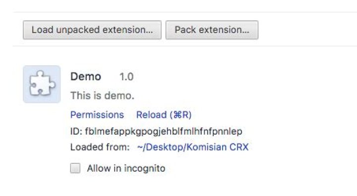 Chrome Extension Icon Manifest