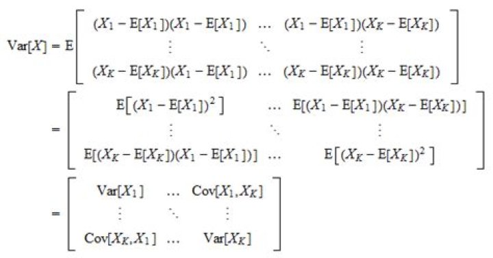 Computing covariance matrix without using numpy