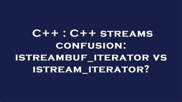 Confused about usage of 'std::istreambuf_iterator'