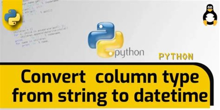 Convert DataFrame column type from string to datetime