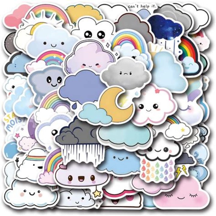 Cute cloud stickers from etsystatic