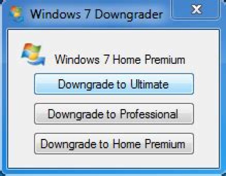 Downgrade Windows 7 Ultimate to Home Premium without a clean install