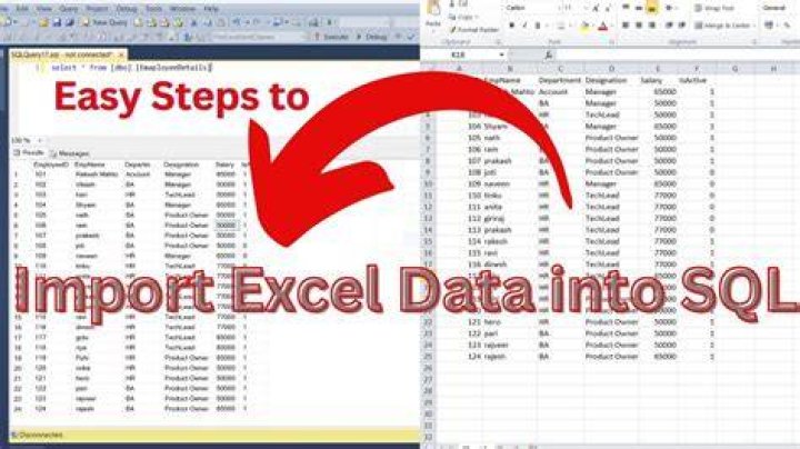 Dynamically filtering data before importing from SQL Server in Excel