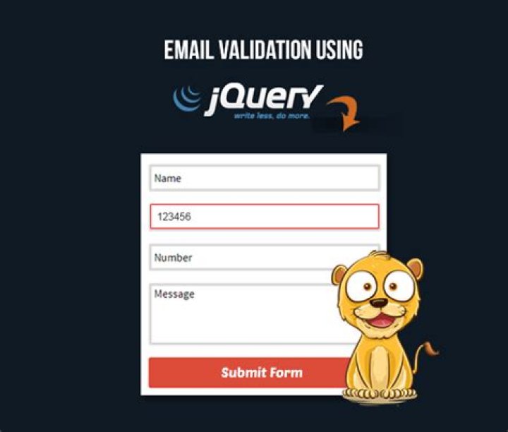 Email validation using jQuery