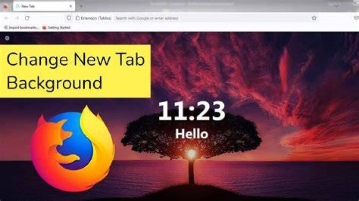 Firefox tab appearance change