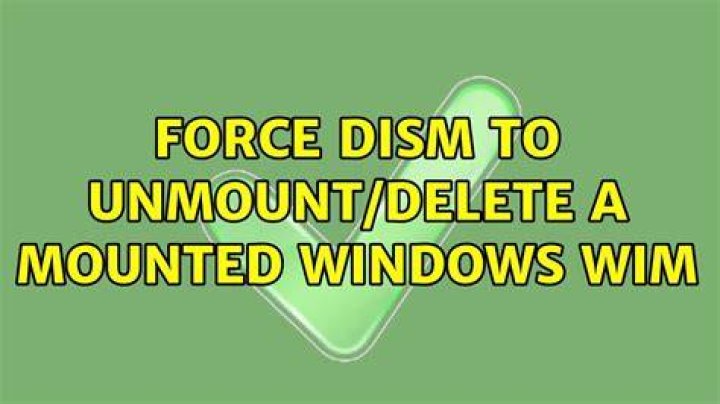 Force unmount of a device, how to?