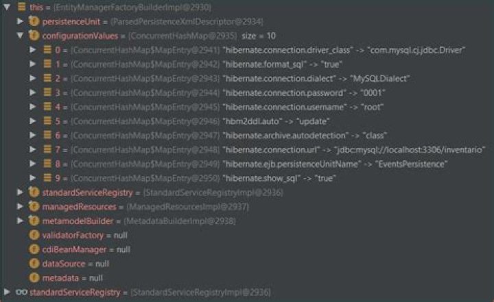 HHH000342: Could not obtain connection to query metadata : null