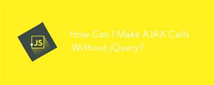 How can I make an AJAX call without jQuery?