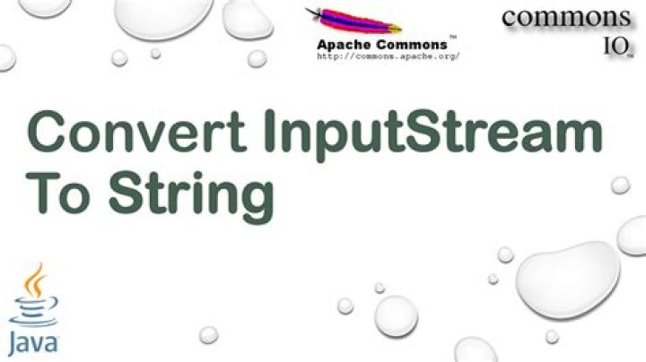 How do I read / convert an InputStream into a String in Java?
