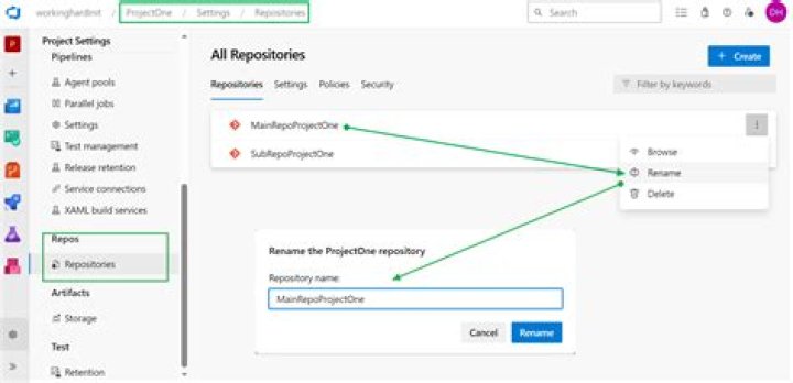 How do I rename a repository on GitHub?