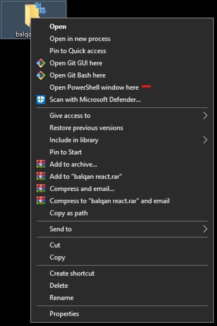 How do I start PowerShell from Windows Explorer?