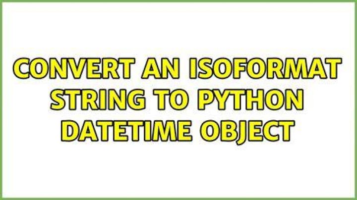 How do I translate an ISO 8601 datetime string into a Python datetime object? [duplicate]