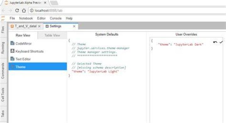 How to apply theme to jupyter lab