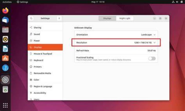 How to change login resolution in Ubuntu?