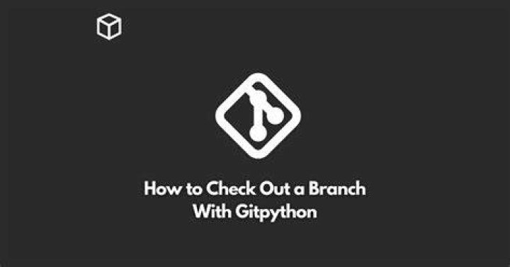How to check out a branch with GitPython