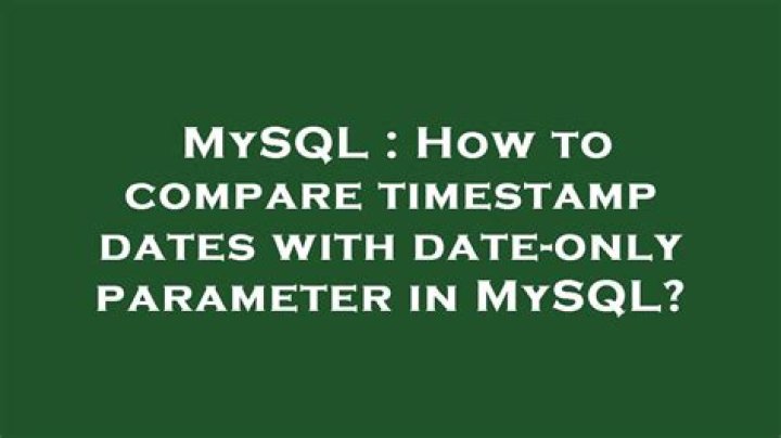 How to compare timestamp dates with date-only parameter in MySQL?