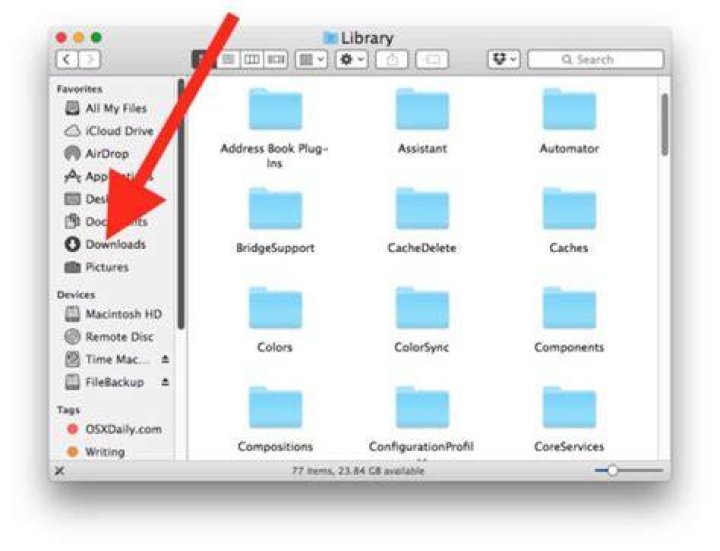How to find a folder on Mac OS X 10.5?