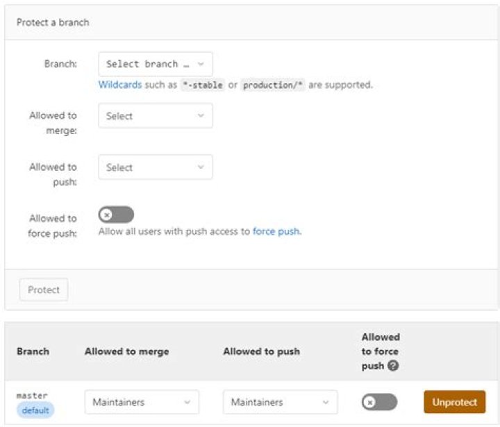 How to force push to Gitlab