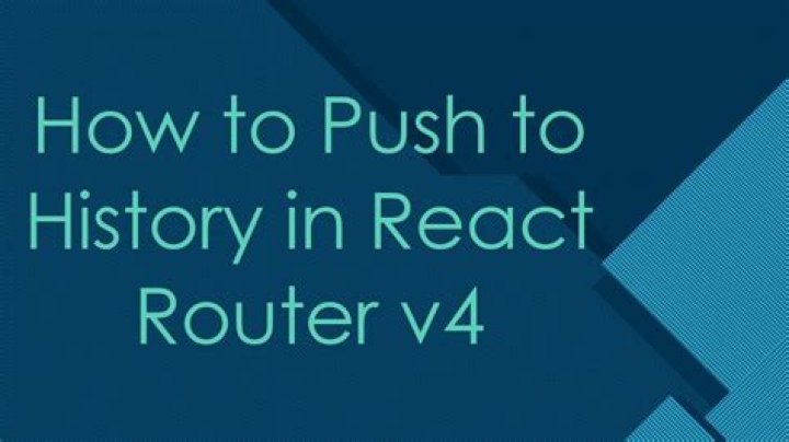 How to push to History in React Router v4?