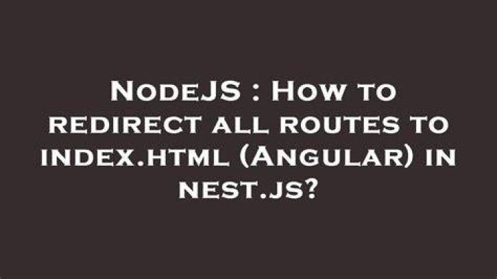 How to redirect all Angular request to index.html in Nginx