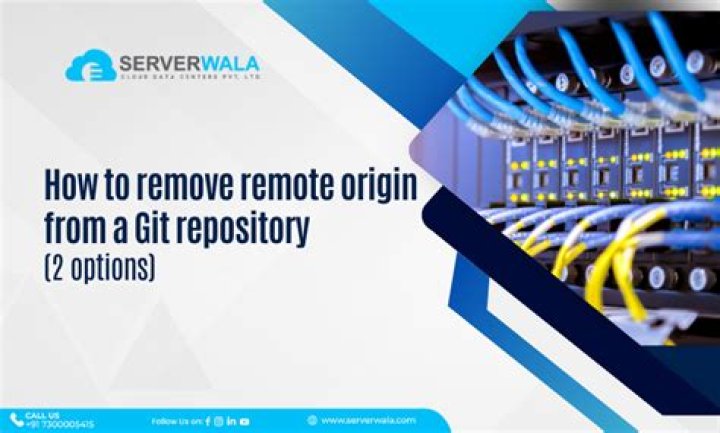 How to remove remote origin from a Git repository