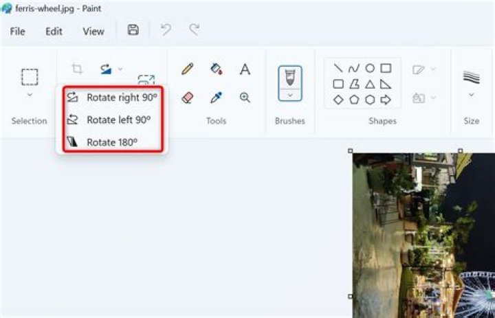 How to rotate the background image in the container?