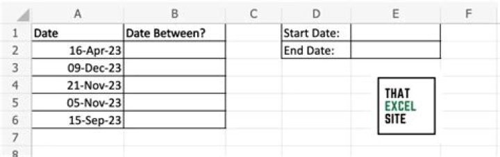 How to tell if a date is between two other dates?