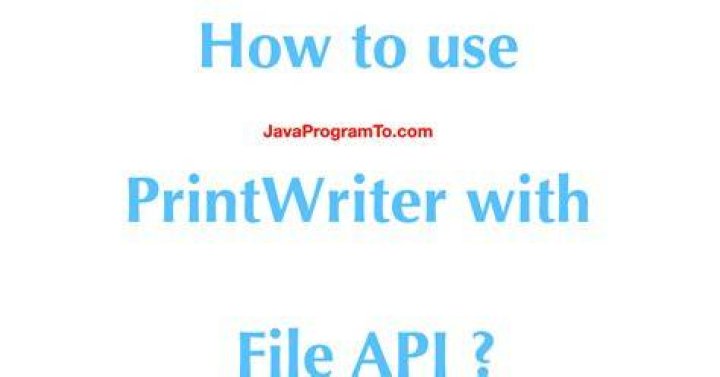 How to use PrintWriter and File classes in Java?