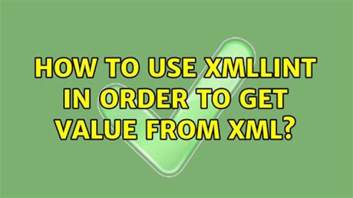 how to use xmllint in order to get value from xml