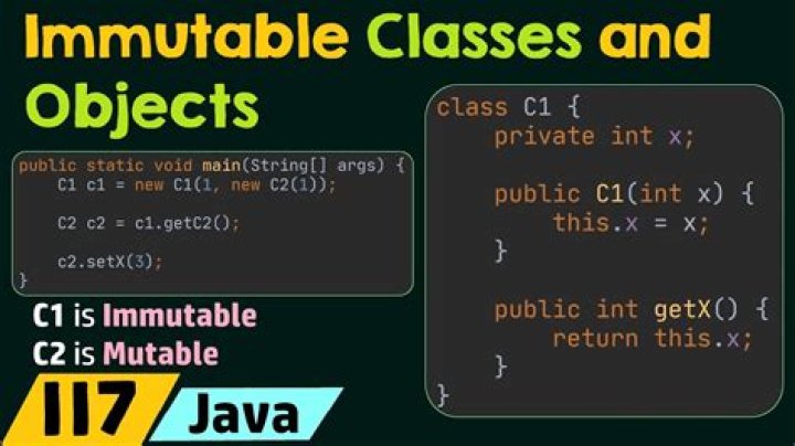 Immutable class?