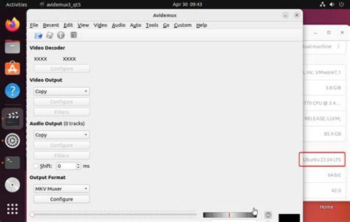 Install avidemux