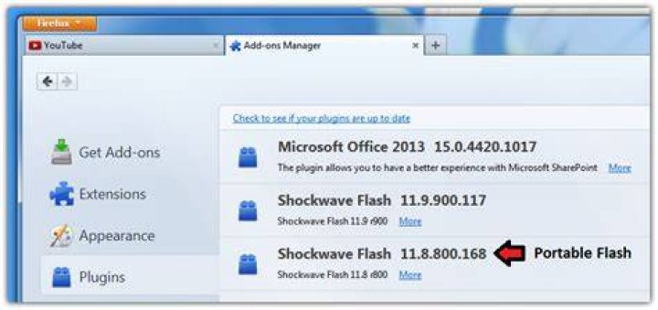 Is there a way to locally include Adobe Flash with Mozilla Firefox, Portable Edition?