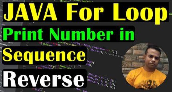 Java number sequence loop