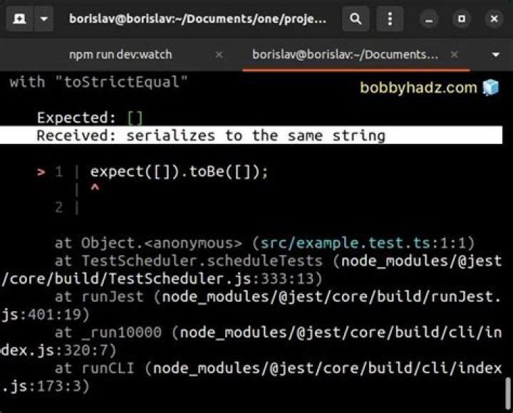 Jest.js error: 