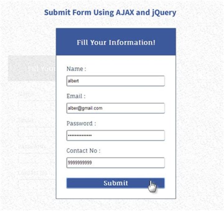 jQuery AJAX submit form