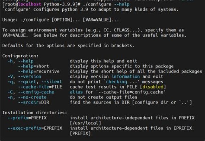 Linux configure/make, --prefix?