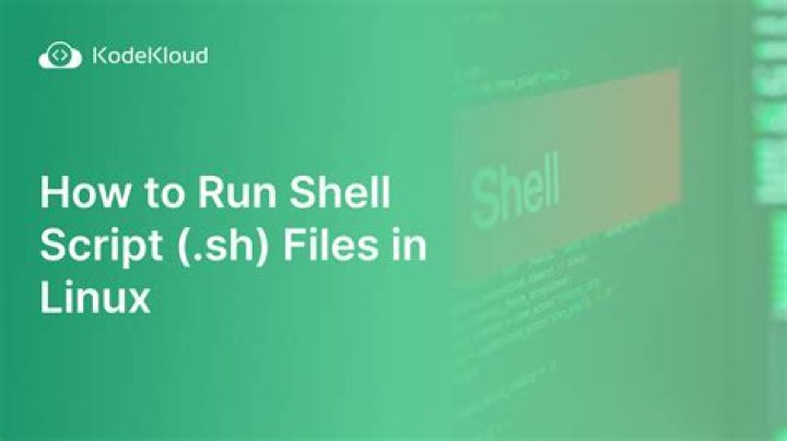 Linux sh script throws 