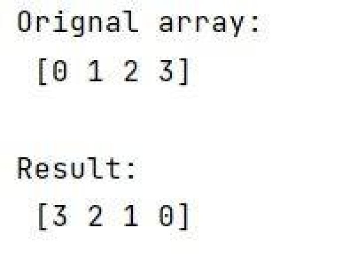 Most efficient way to reverse a numpy array