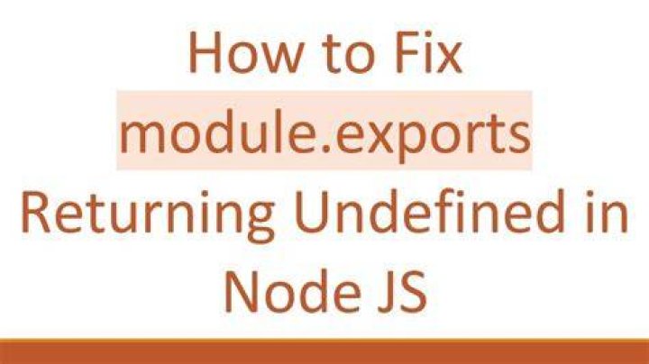 Node module.exports returns undefined